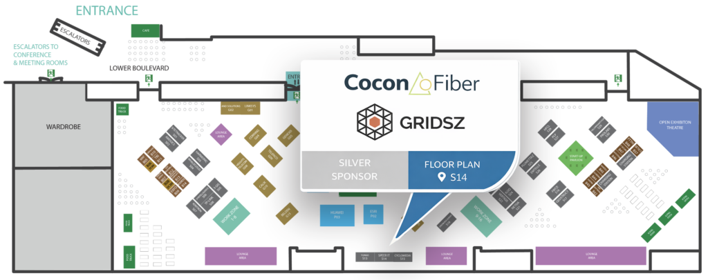 FTTH Conference 2026 floor plan – Stand S14